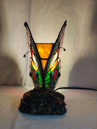 Lampada Tiffany Farfalla Vetro
