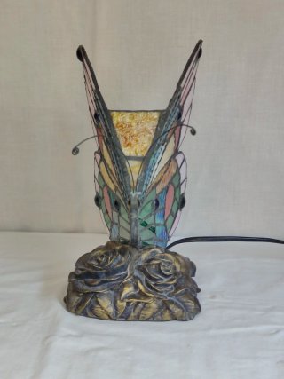 Lampada Tiffany Farfalla Vetro
