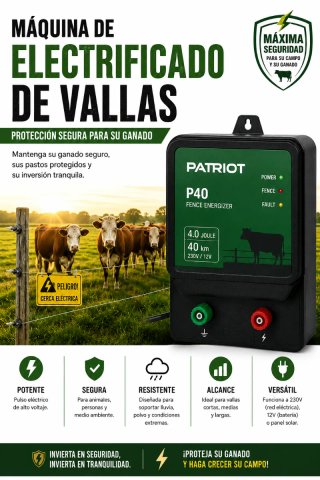 Máquina Electrificadora de Vallas