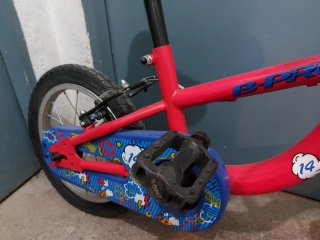 Bicicleta infantil 14 B-PRO roja