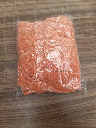 Funda Elástica M para Cojín de Sofá Chenilla Salmó