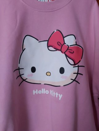 Hello Kitty sudadera rosa talla L