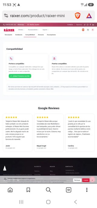 Raixer Mini Cerradura Inteligente
