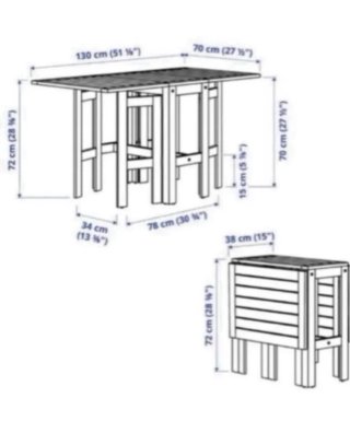 Mesa Plegable Terraza Ikea ÄPPLARÖ