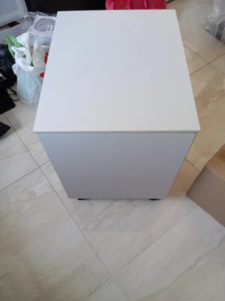 Cajonera de escritorio blanca