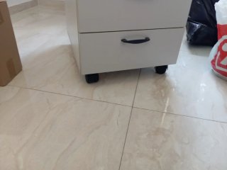 Cajonera de escritorio blanca