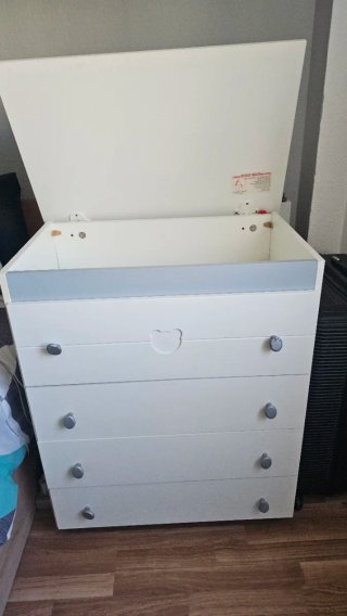 Cajonera Micuna cambiador bebé