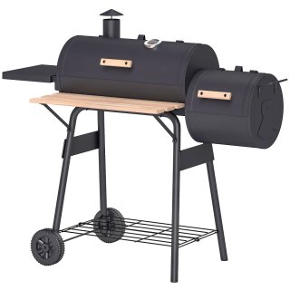 Barbacoa Carbón 3 en 1 Ahumador Parrilla