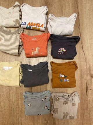 Lote 17 Bodies Bebé Manga Larga