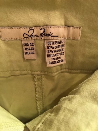 Pantalón Zara Verde Pistacho Talla 42 Nuevo