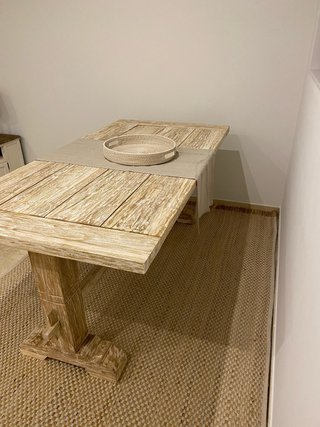 Mesa Rústica Madera Maciza Comedor