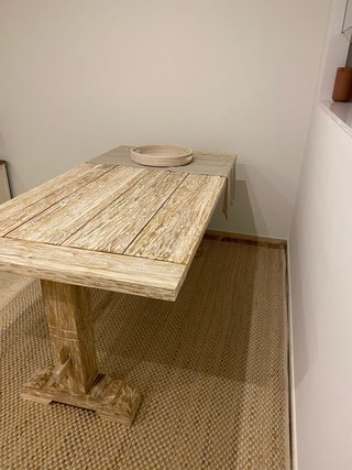 Mesa Rústica Madera Maciza Comedor