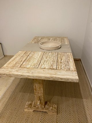 Mesa Rústica Madera Maciza Comedor