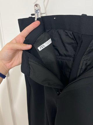 Pantalón de vestir liso negro