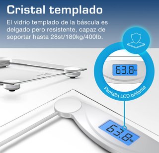 Báscula Digital Ultrafina Pantalla LCD