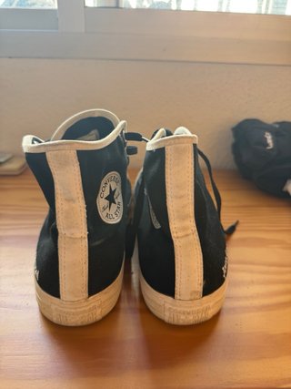 Converse All Star Botas Negras Blancas