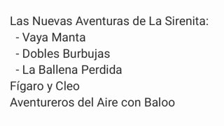 Lote 5 Películas Disney VHS (Español)