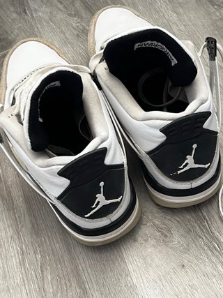 Sneakers Jordan 4 Retro Nero Bianco