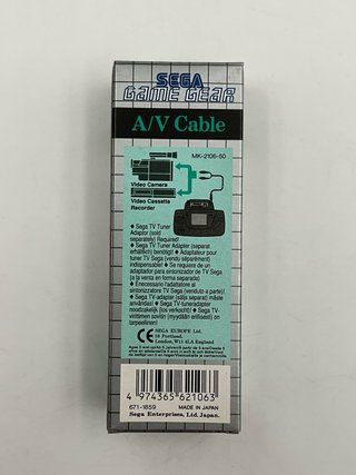 Cable A/V Sega Game Gear