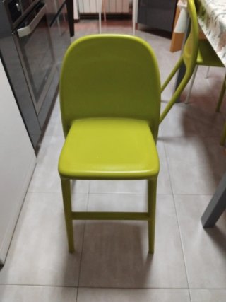 Silla alta Ikea verde