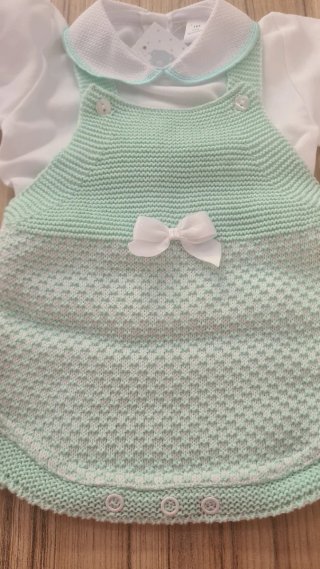 Conjunto Primera Puesta Bebé Mint