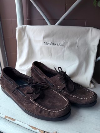 Mocasines Massimo Dutti Marrones (Usados 20 min)