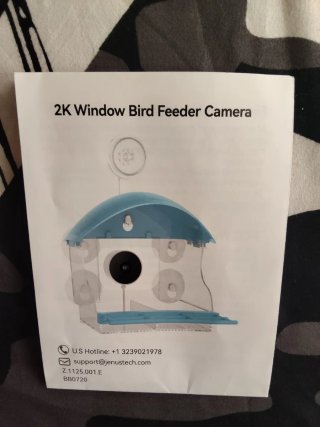 Camara y Comedero para Pajaros