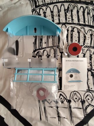 Camara y Comedero para Pajaros
