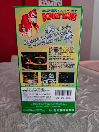 Caja Reemplazo Super Donkey Kong Country SFC