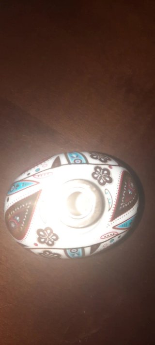 Profumatore in ceramica decorato
