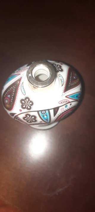 Profumatore in ceramica decorato