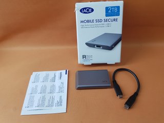 Disco Duro Externo LaCie 2TB USB-C