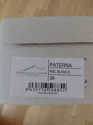 Zapato Feroz Adulto Blanco Talla 39