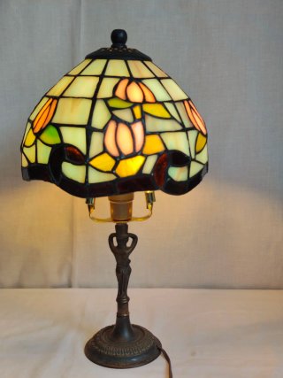 Lampada Tiffany Vetro e Metallo