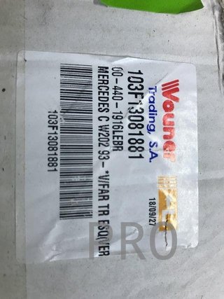 Piloto mercedes c w202 izquierdo nuevo