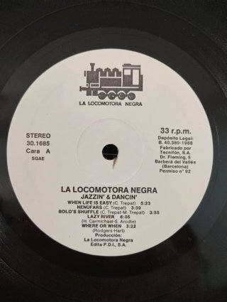 Disco LP La Locomotora Negra Jazzin' & Dancin'
