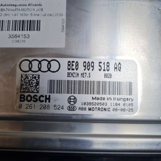 CENTRALITA MOTOR UCE AUDI AUDI A4 CABRIO (8H) 2002-2005