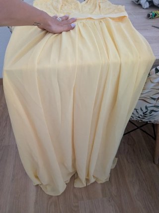 Vestido de fiesta amarillo