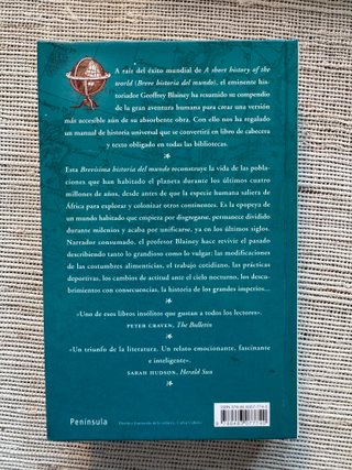 Libro Una brevísima historia del mundo Blainey