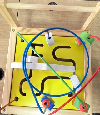 Andador de madera para bebés