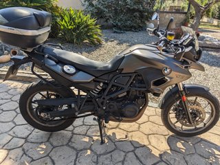 BMW F 700 GS Negra/Gris