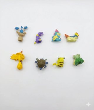 Figuras Pokemon Bandai full color