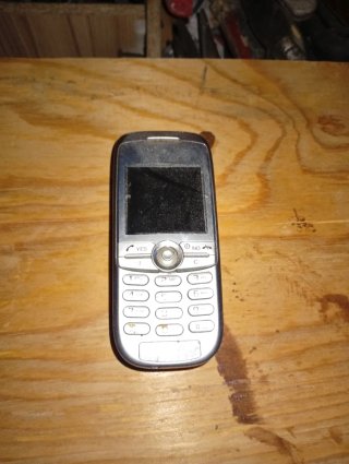 Teléfono Móvil Antiguo Naranja/Negro