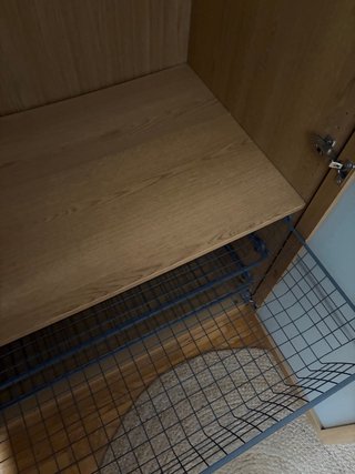 Armario Ikea Madera y Cristal