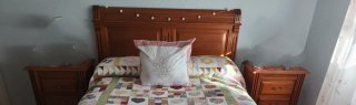 Dormitorio de matrimonio madera maciza