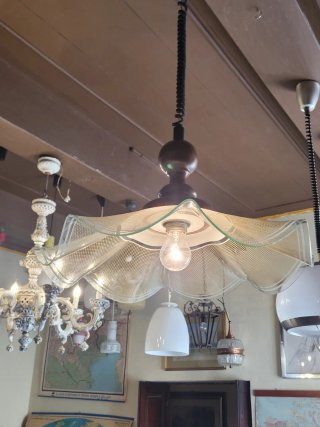 Lampada soffitto vintage vetro Murano anni '70
