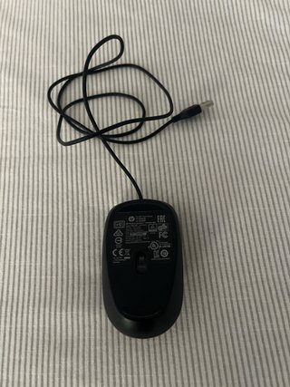 Ratón HP USB Negro
