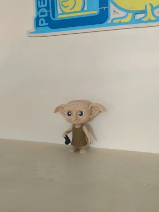 Dobby de crochet 3D