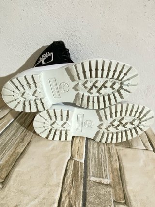 Timberland Stivali Neri e Bianchi Tg 41