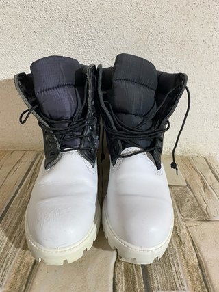 Timberland Stivali Neri e Bianchi Tg 41